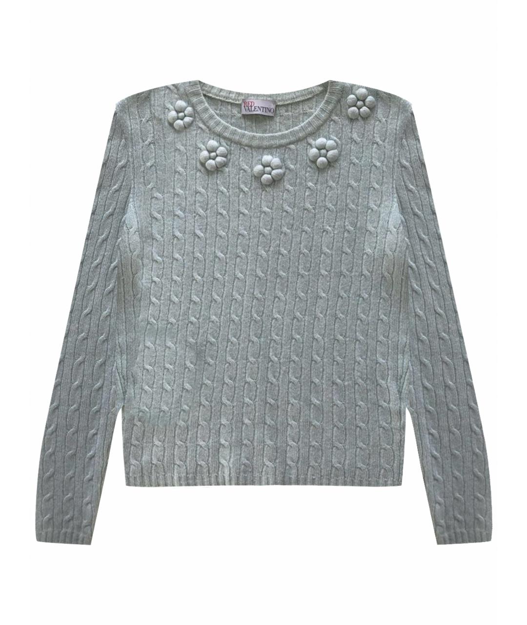 RED VALENTINO Зеленый шерстяной джемпер / свитер, фото 1