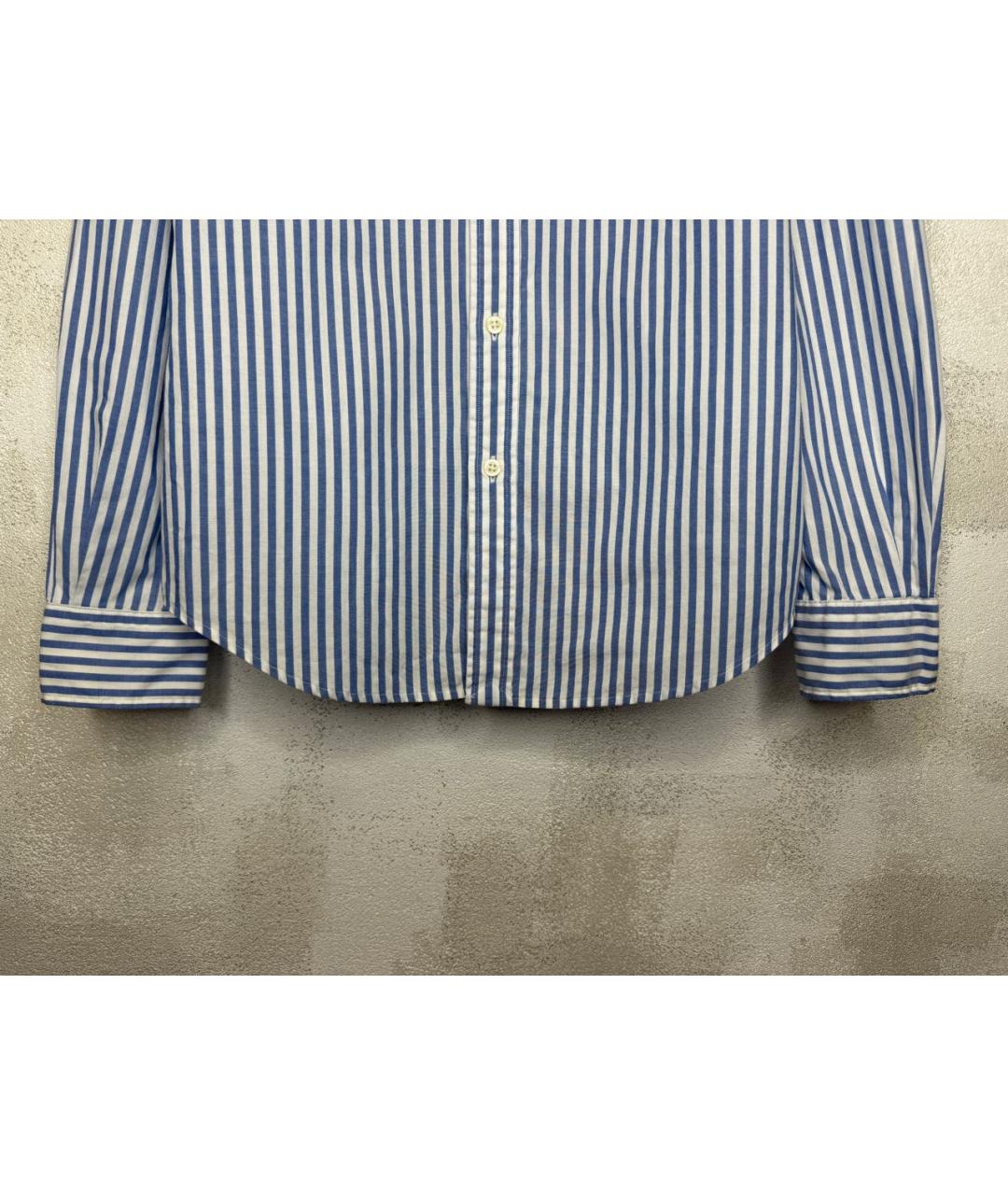 POLO RALPH LAUREN Голубая хлопковая рубашка, фото 3