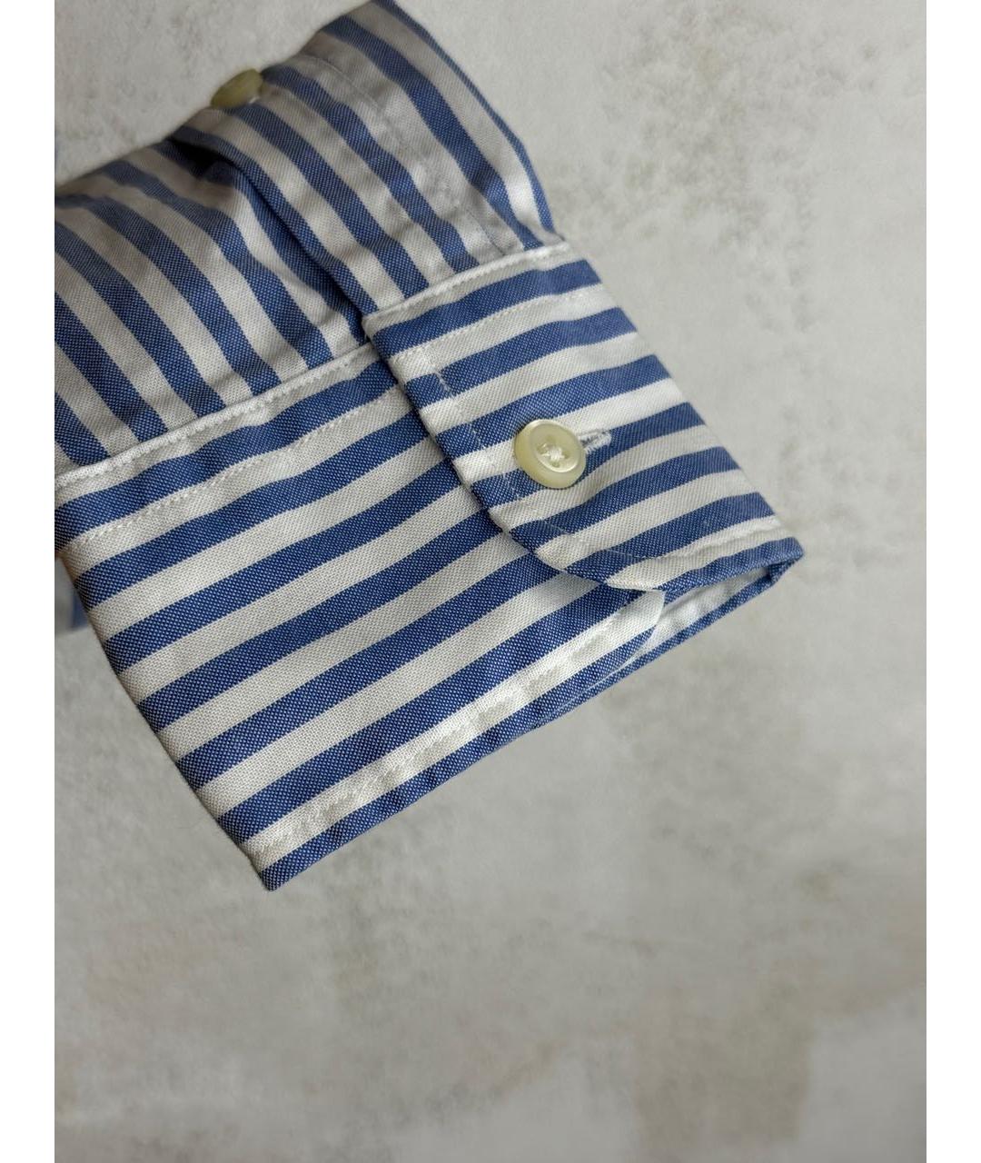 POLO RALPH LAUREN Голубая хлопковая рубашка, фото 7