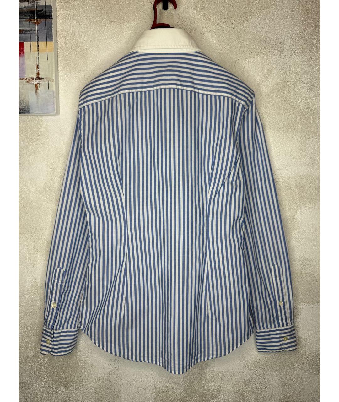 POLO RALPH LAUREN Голубая хлопковая рубашка, фото 6