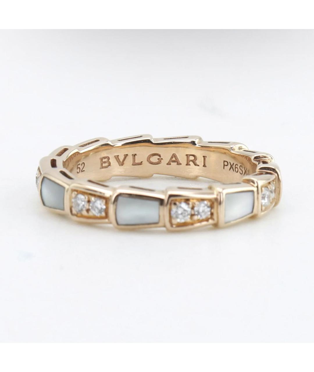 BVLGARI Золотое кольцо из розового золота, фото 8
