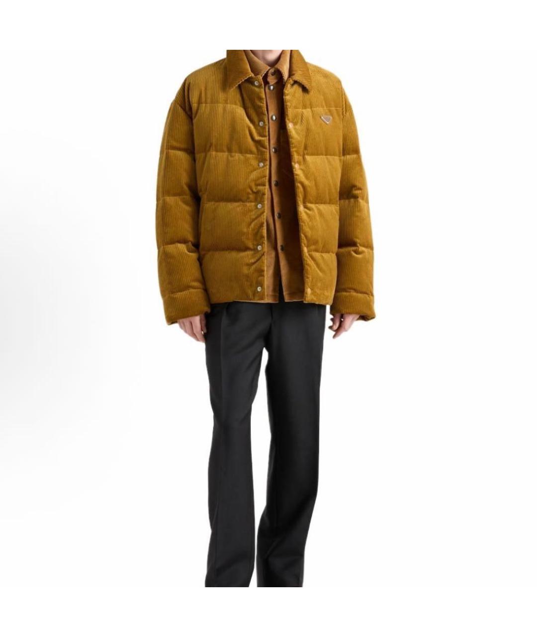PRADA Горчичная куртка, фото 2