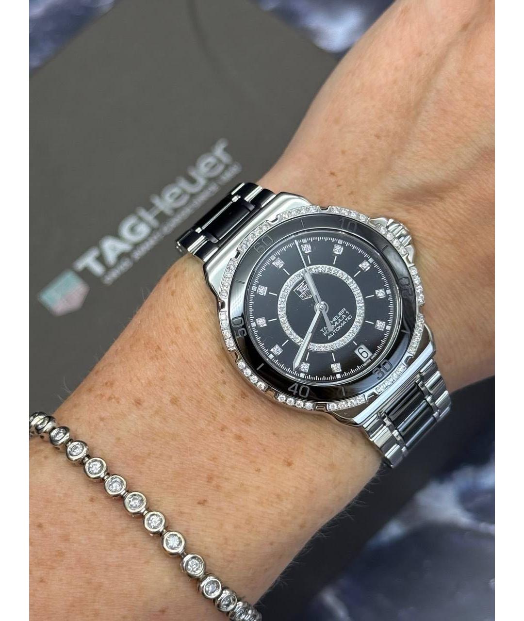 TAG HEUER Черные часы, фото 6
