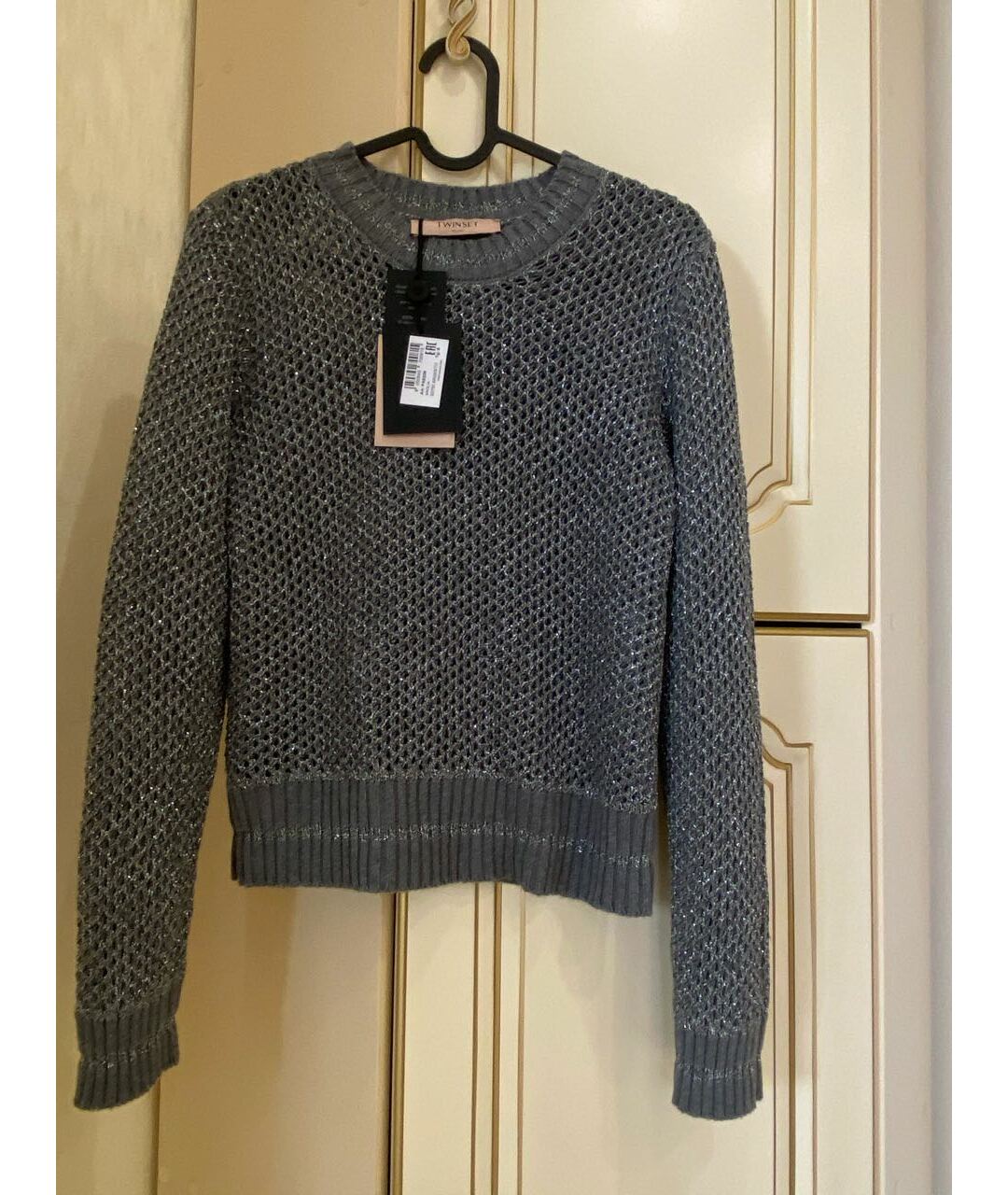 TWIN-SET Серый джемпер / свитер, фото 3