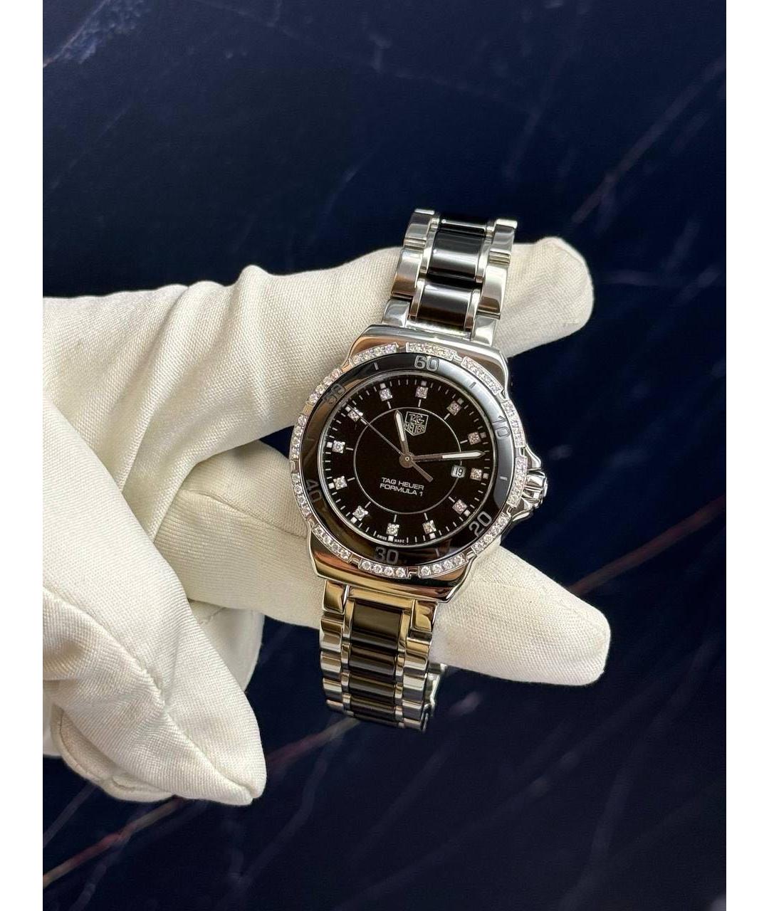 TAG HEUER Черные часы, фото 3