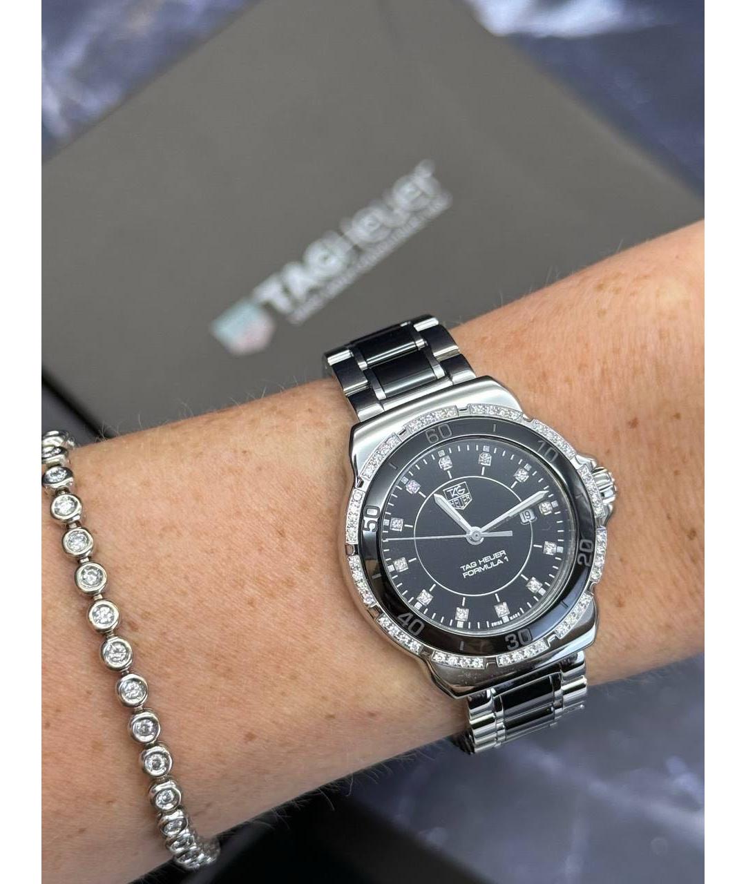 TAG HEUER Черные часы, фото 8