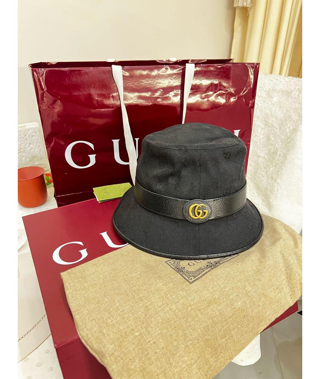 GUCCI Антрацитовая шляпа, фото 7