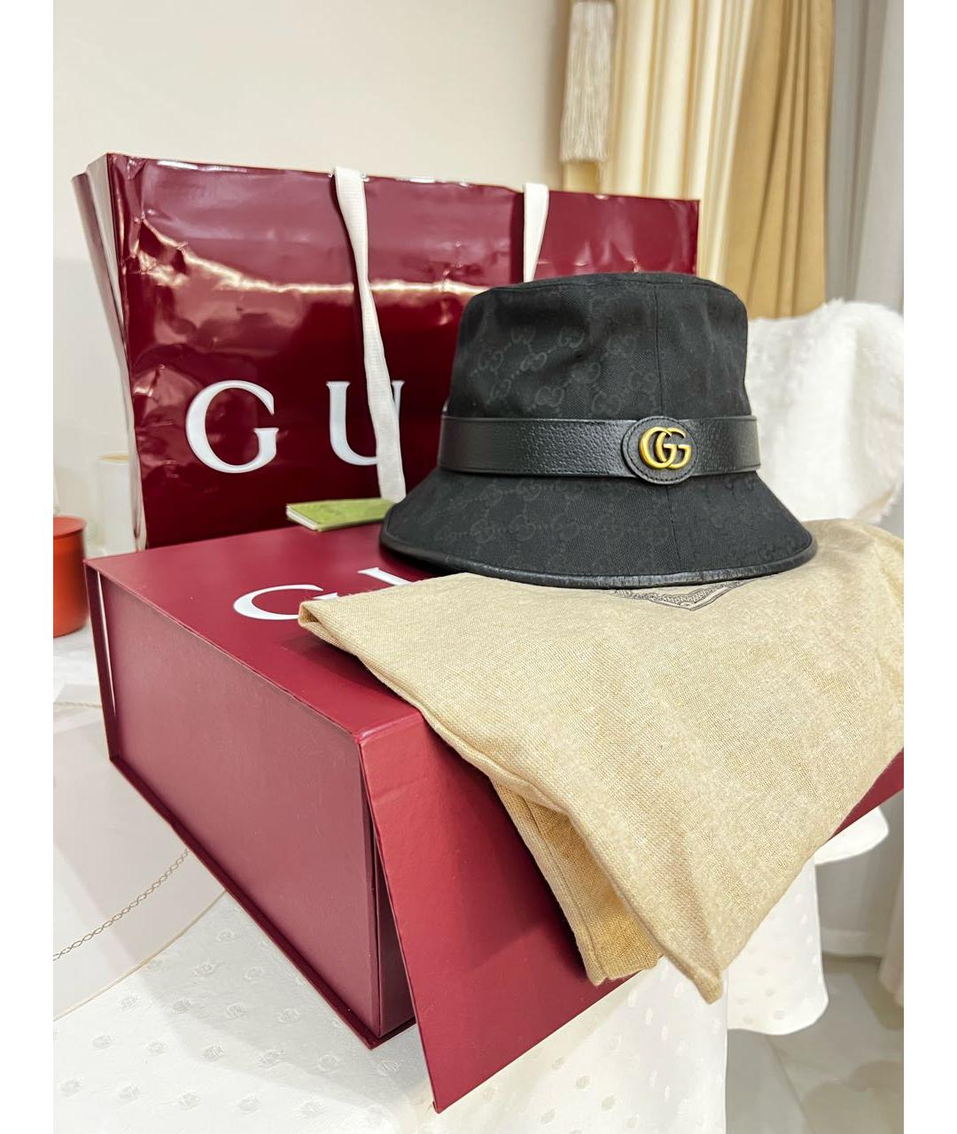 GUCCI Антрацитовая шляпа, фото 6