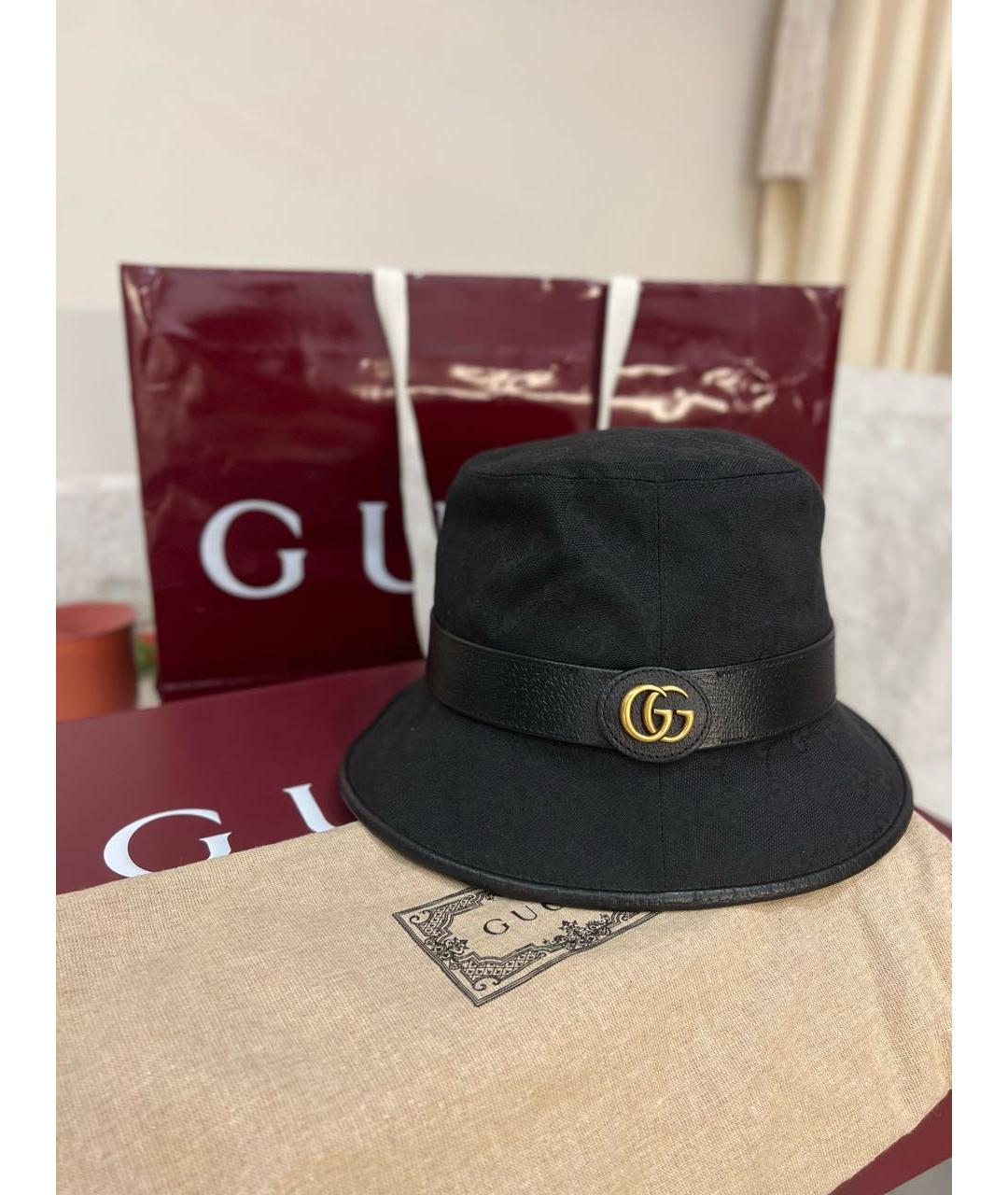 GUCCI Антрацитовая шляпа, фото 4