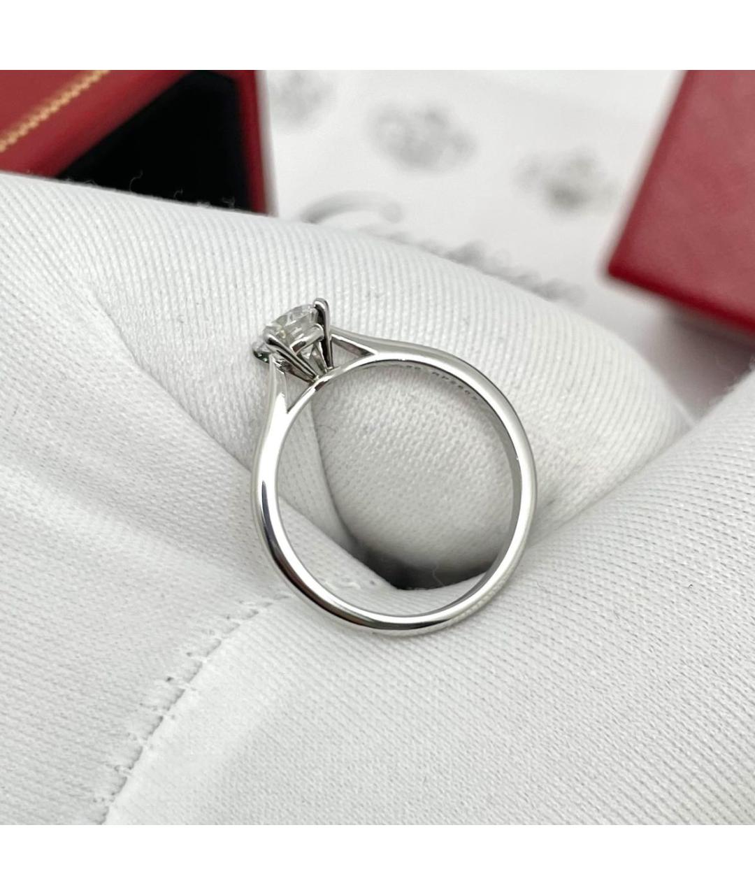 CARTIER Серебряное платиновое кольцо, фото 4