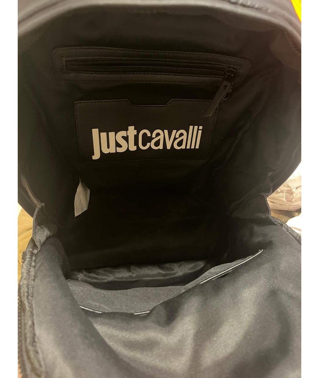 JUST CAVALLI Черный рюкзак, фото 6