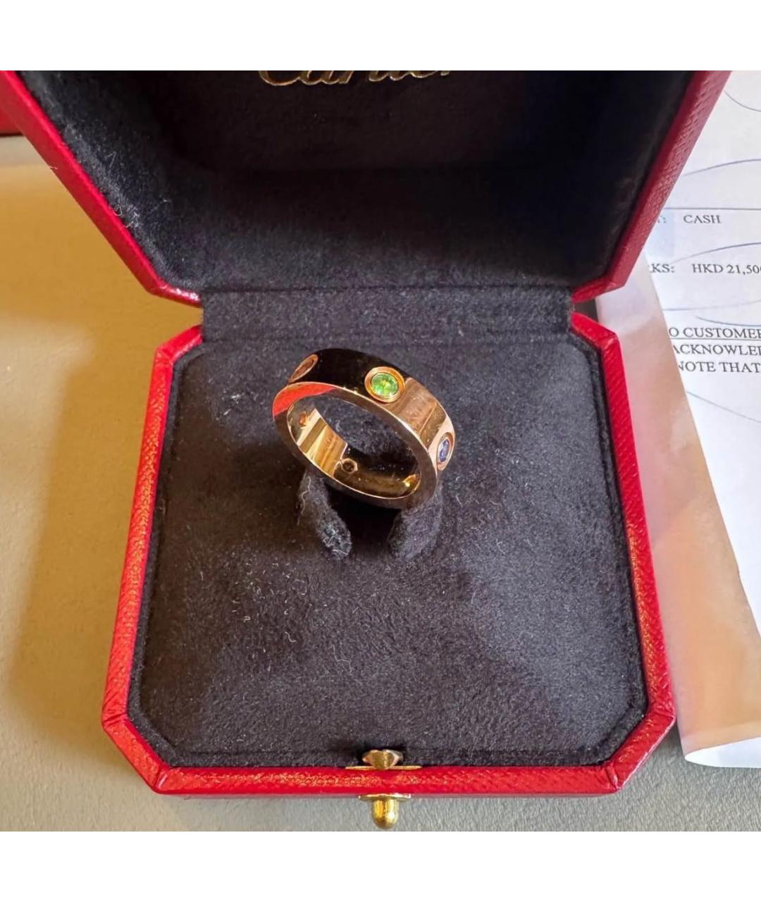 CARTIER Золотое кольцо из розового золота, фото 2