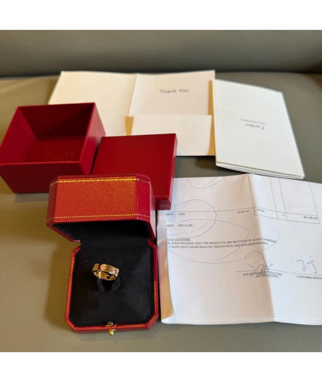 CARTIER Золотое кольцо из розового золота, фото 3