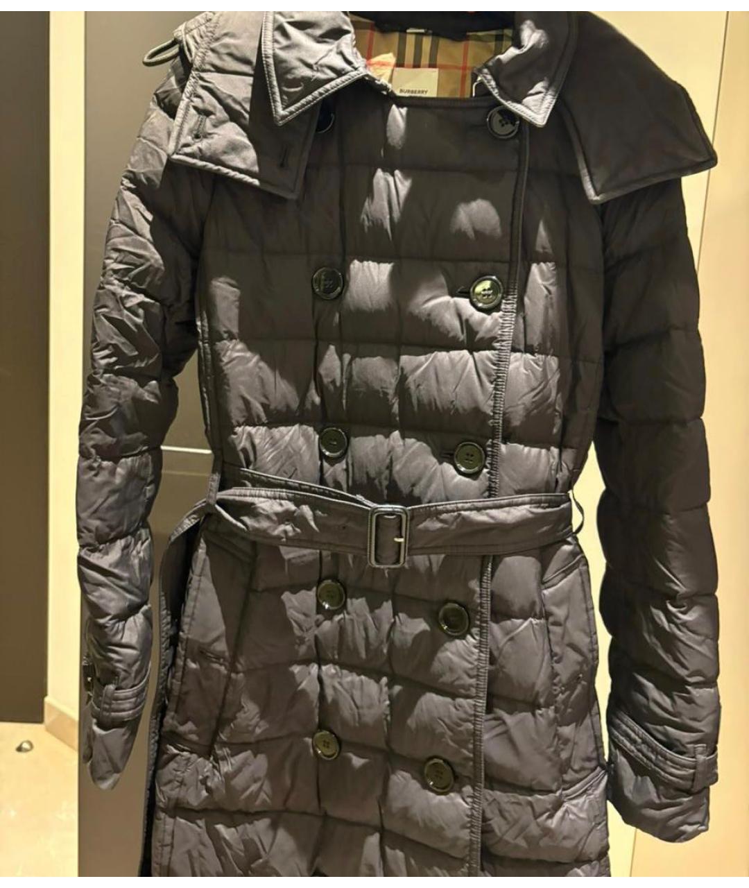 BURBERRY Черный пуховик, фото 3