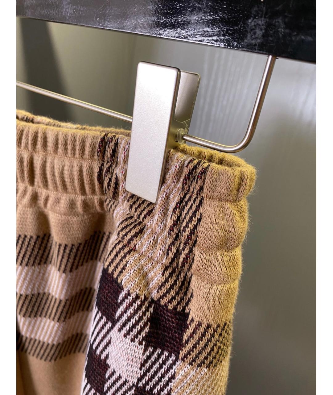 BURBERRY Бежевые хлопковые шорты, фото 2