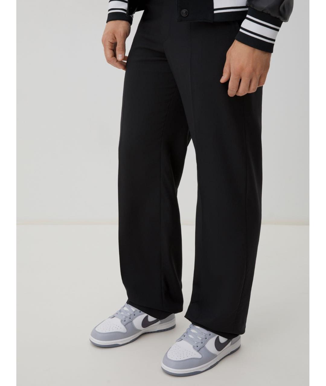 NIKE Серые кожаные низкие кроссовки / кеды, фото 6
