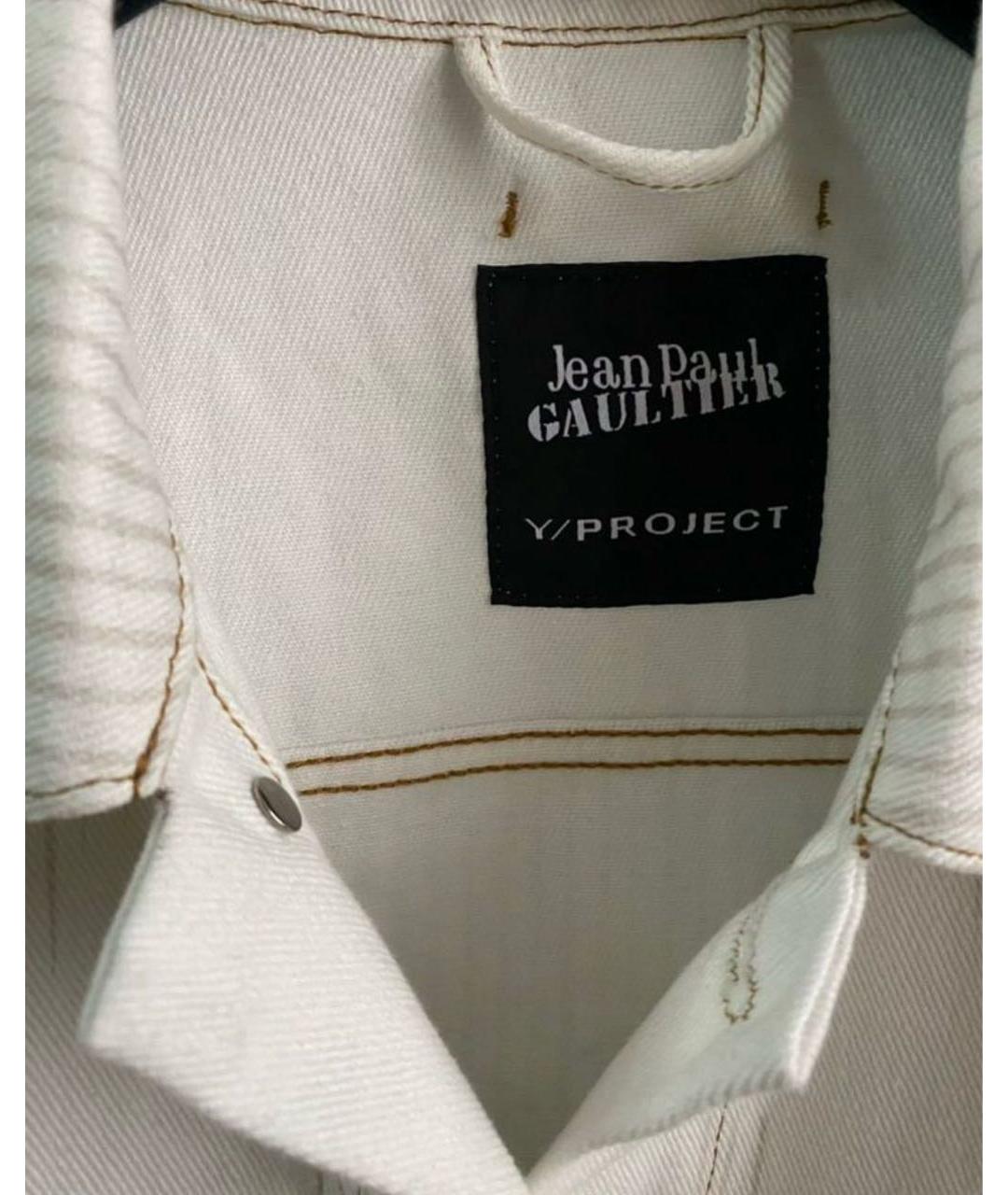 JEAN PAUL GAULTIER Белая деним куртка, фото 5