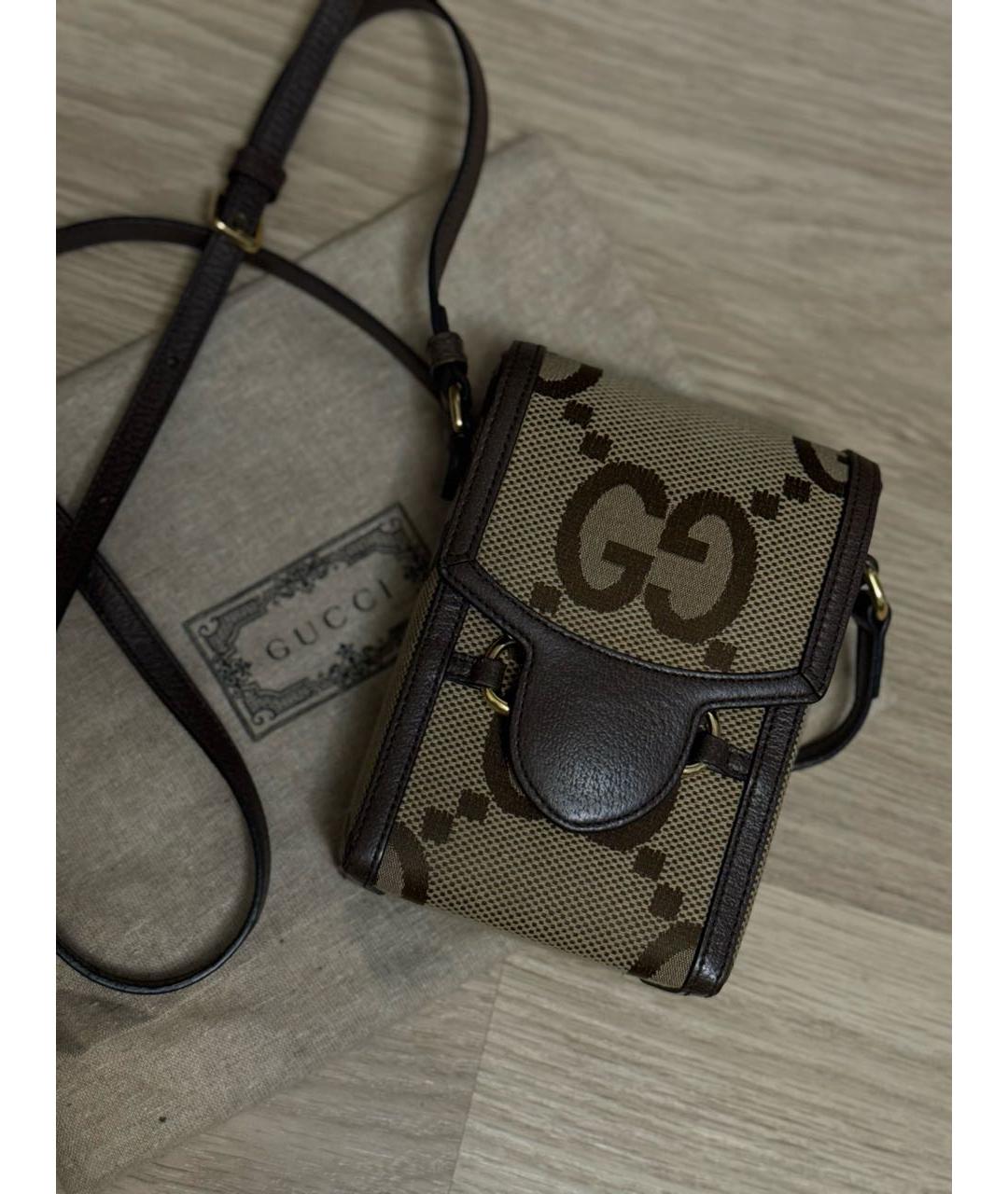 GUCCI Бежевая сумка через плечо, фото 5