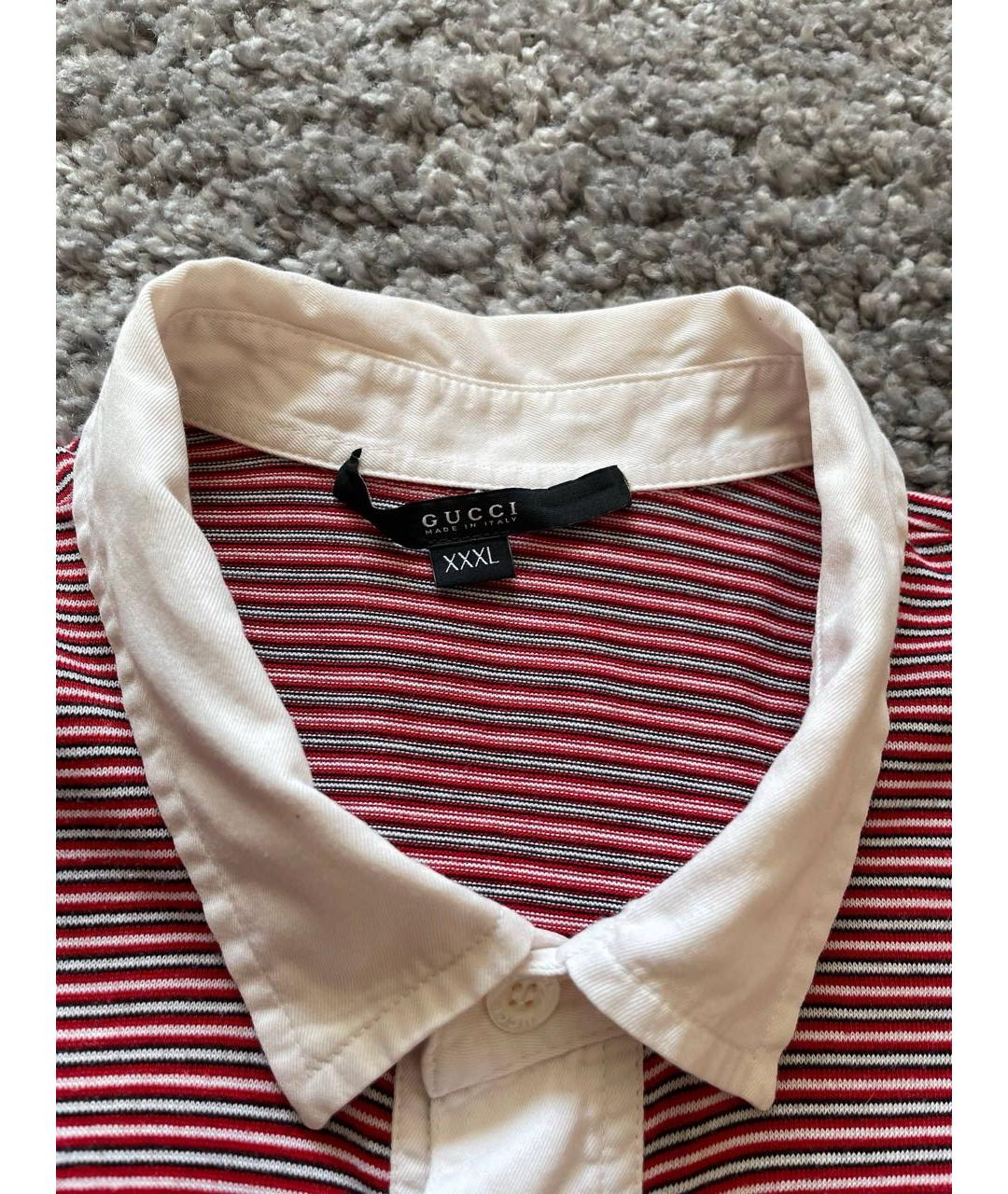 GUCCI Мульти хлопковое поло с коротким рукавом, фото 4