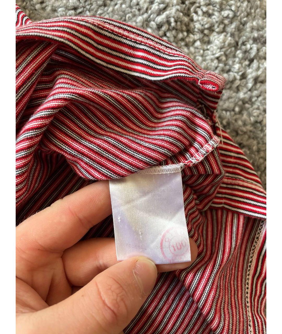 GUCCI Мульти хлопковое поло с коротким рукавом, фото 5