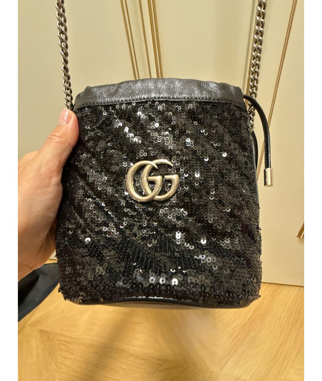 GUCCI Черная сумка через плечо, фото 6