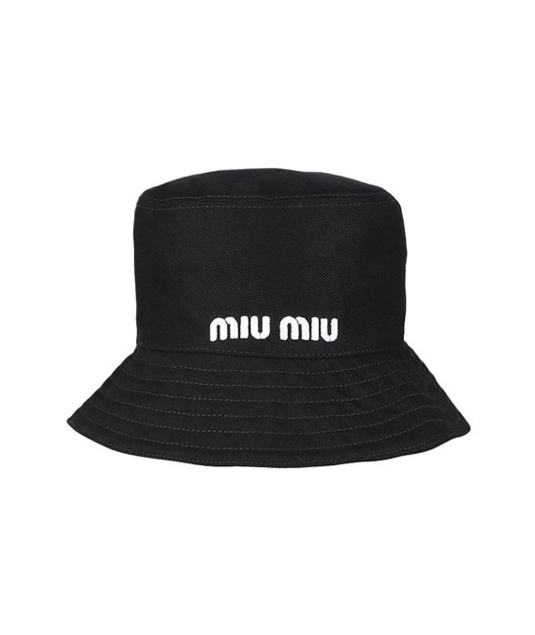 MIU MIU Черная панама, фото 1