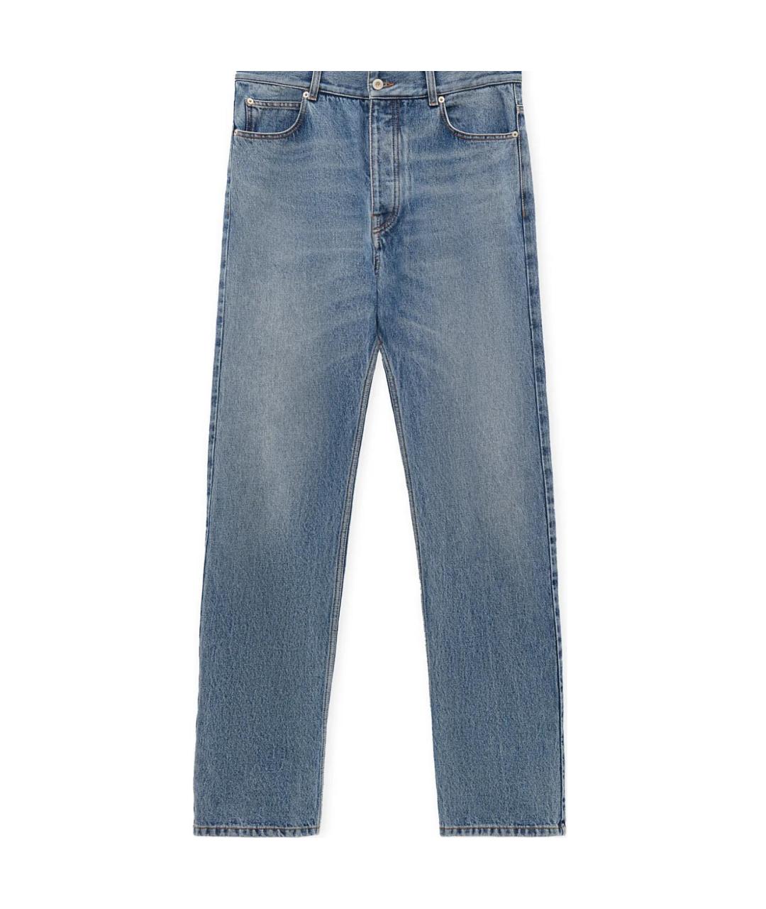 LOEWE Синие прямые джинсы, фото 1
