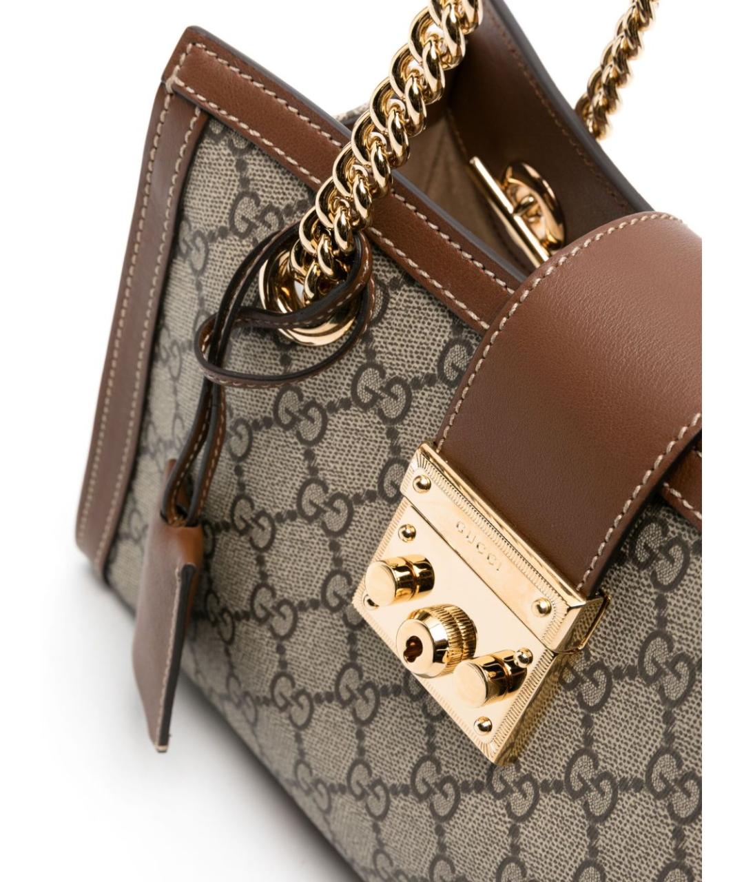 GUCCI Бежевая сумка тоут, фото 3