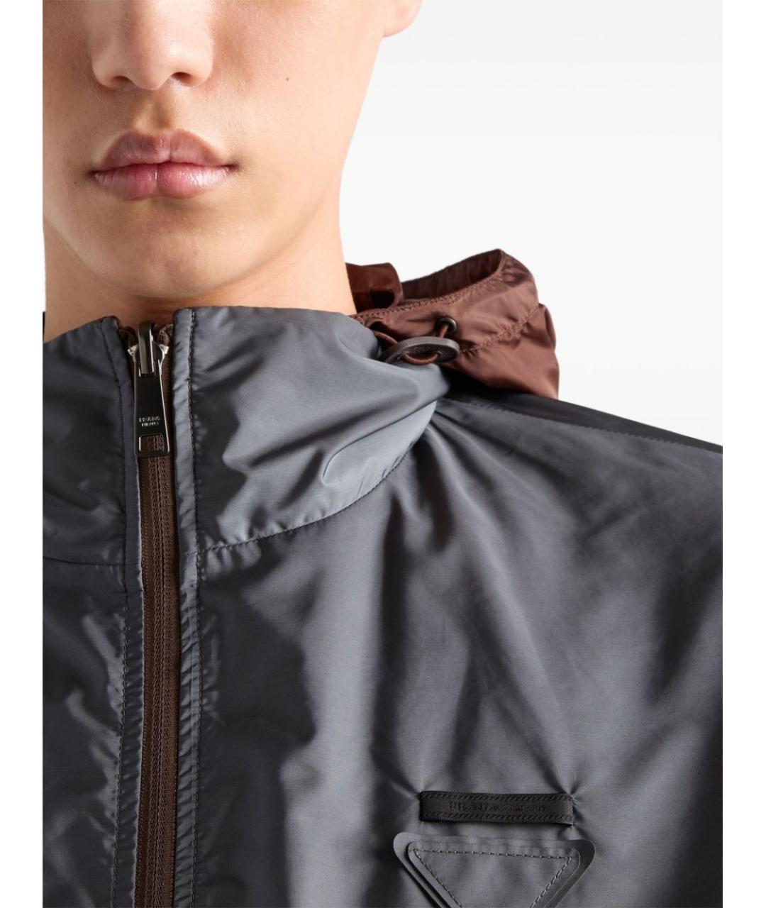 PRADA Мульти полиамидовая куртка, фото 6