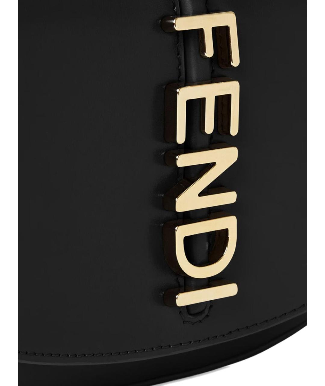 FENDI Черная сумка через плечо, фото 5