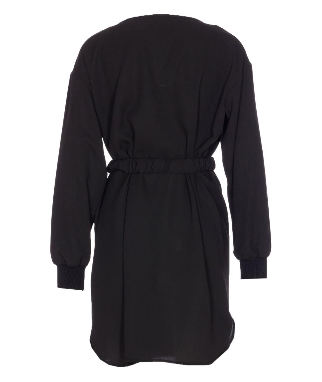 PINKO Черное полиэстеровое повседневное платье, фото 2