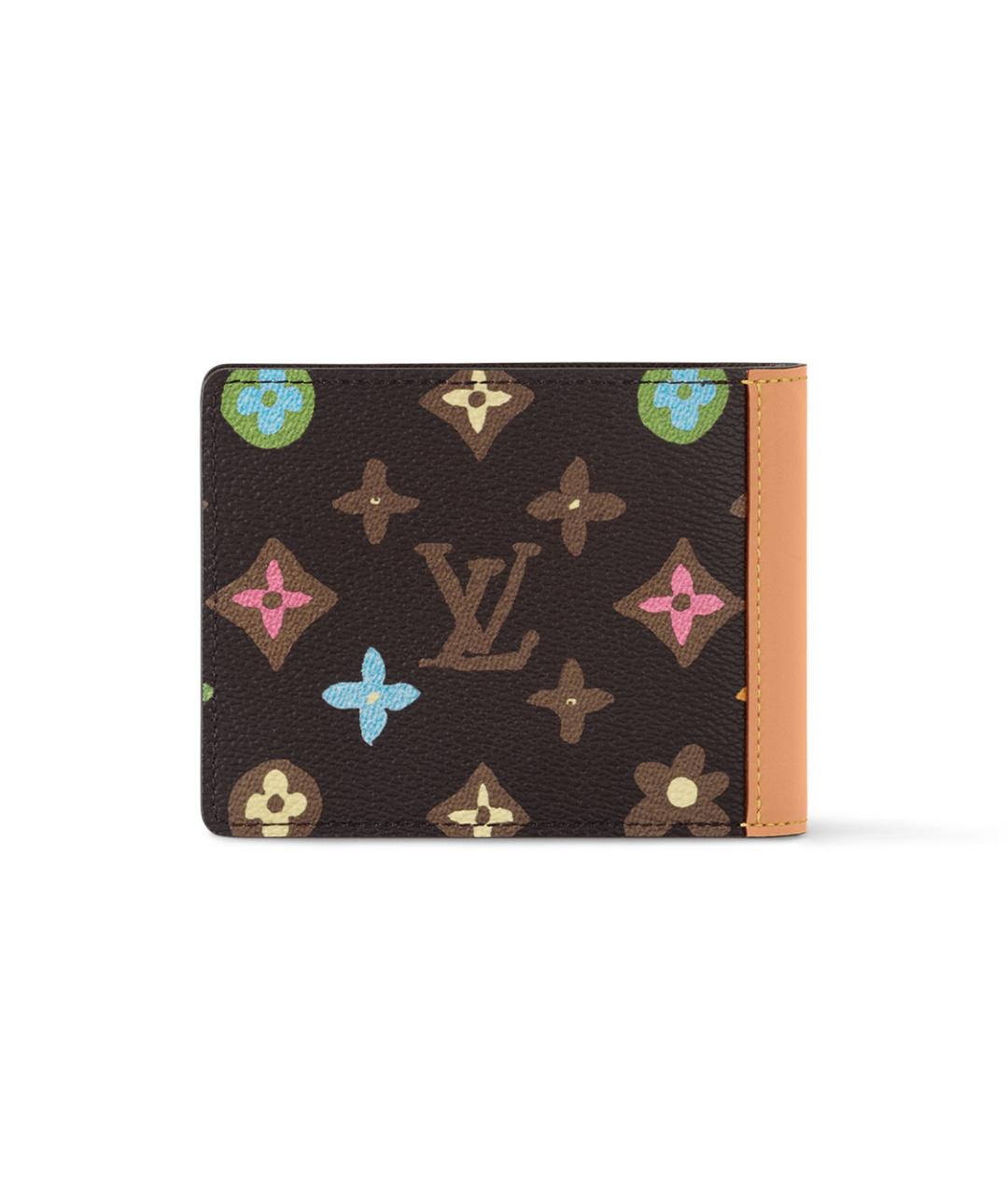 LOUIS VUITTON Коричневый кошелек, фото 3