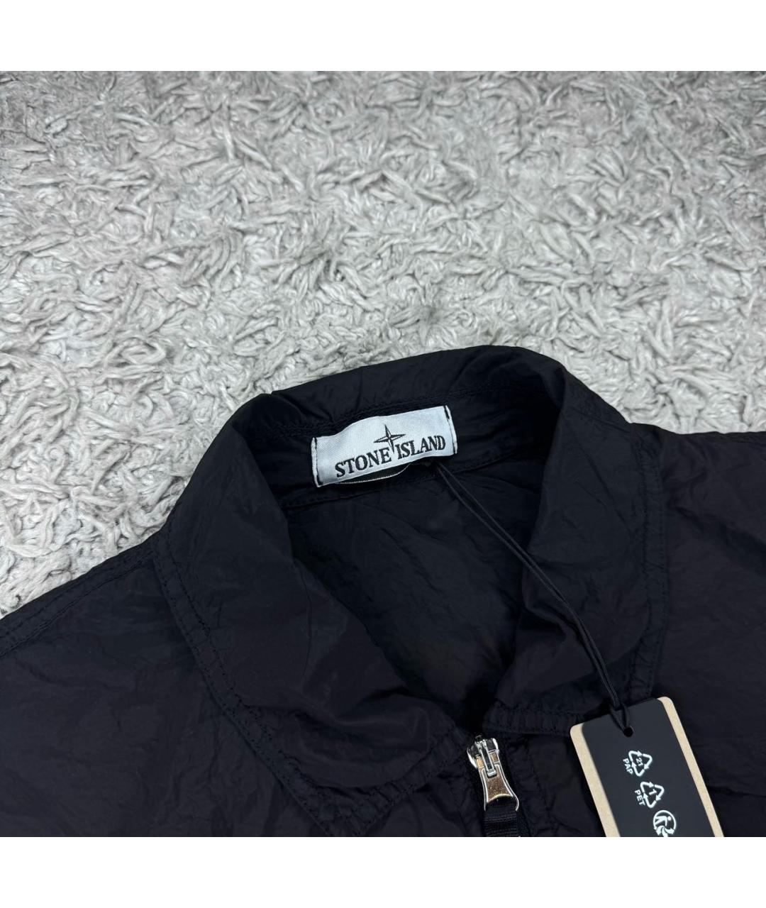 STONE ISLAND Черная куртка, фото 3