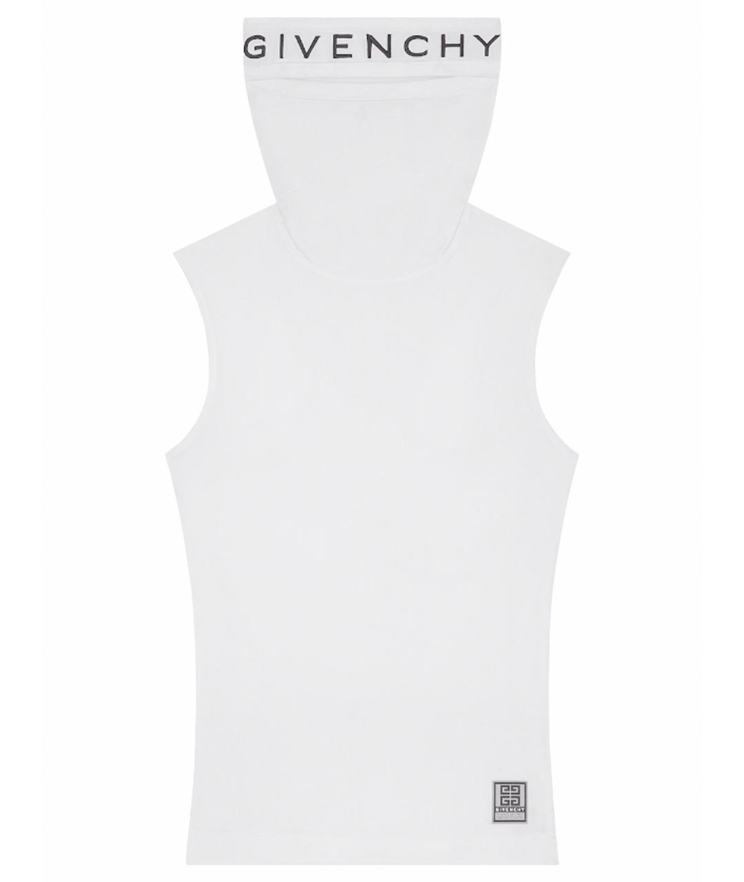 GIVENCHY Белая майка, фото 1