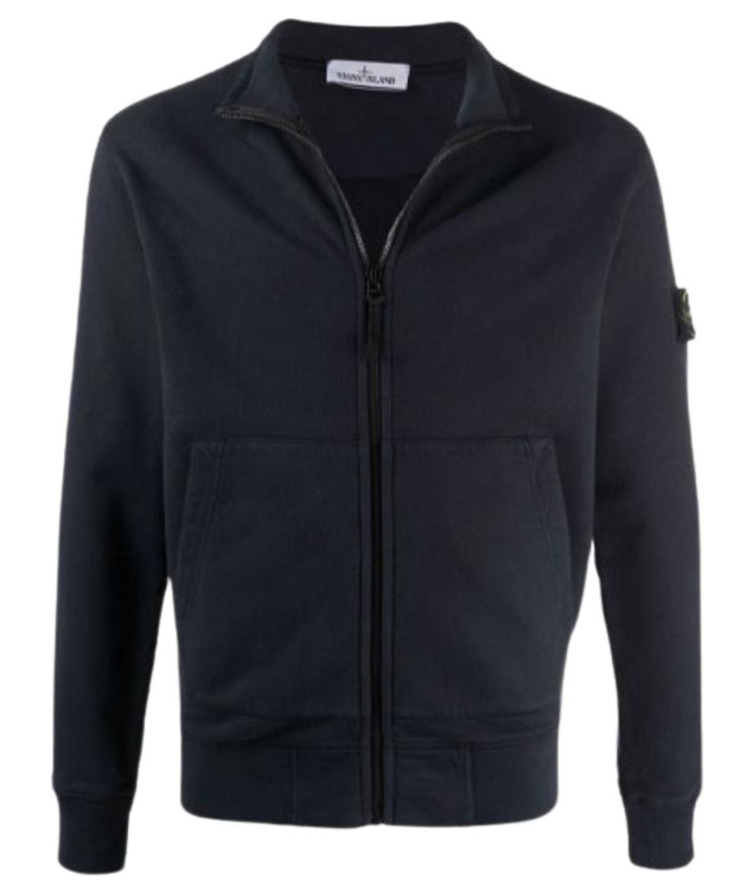 STONE ISLAND Темно-синяя куртка, фото 1
