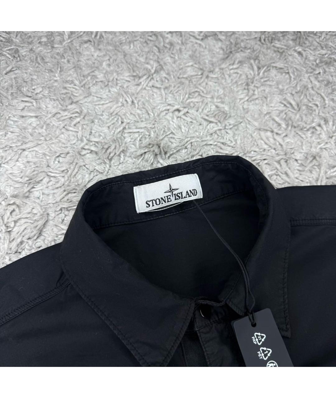 STONE ISLAND Черная куртка, фото 3