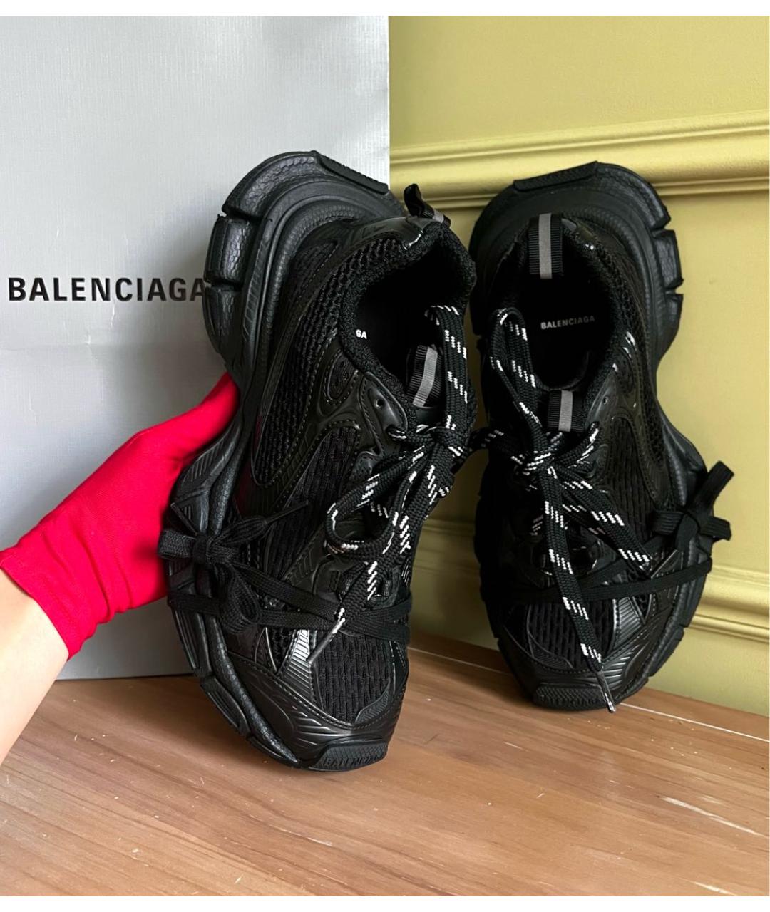BALENCIAGA Черные кроссовки, фото 2