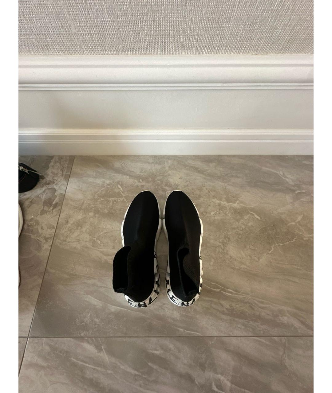BALENCIAGA Черные синтетические кроссовки, фото 3