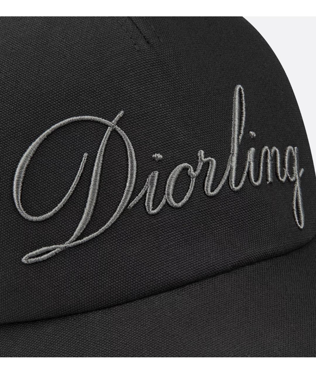CHRISTIAN DIOR Черная хлопковая кепка/бейсболка, фото 3