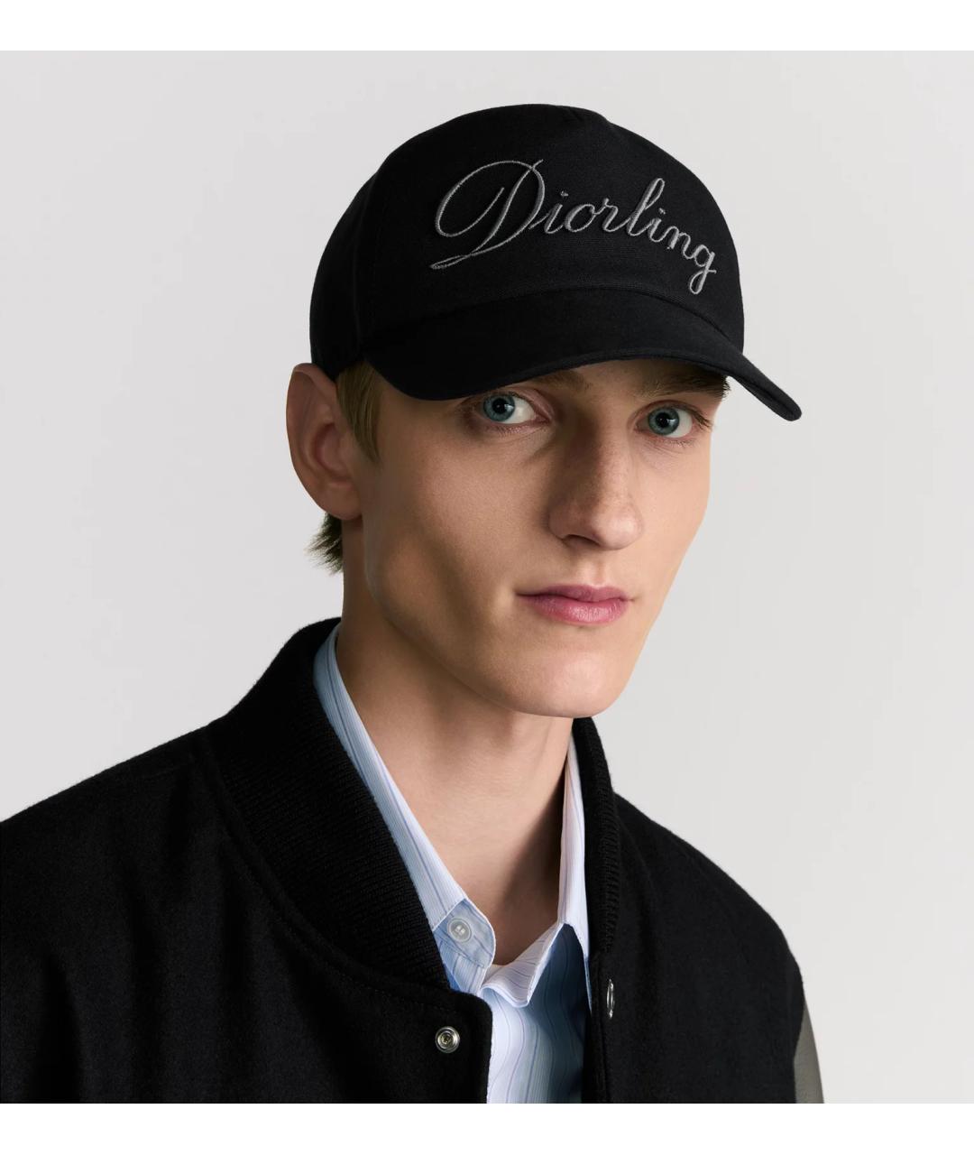 CHRISTIAN DIOR Черная хлопковая кепка/бейсболка, фото 4
