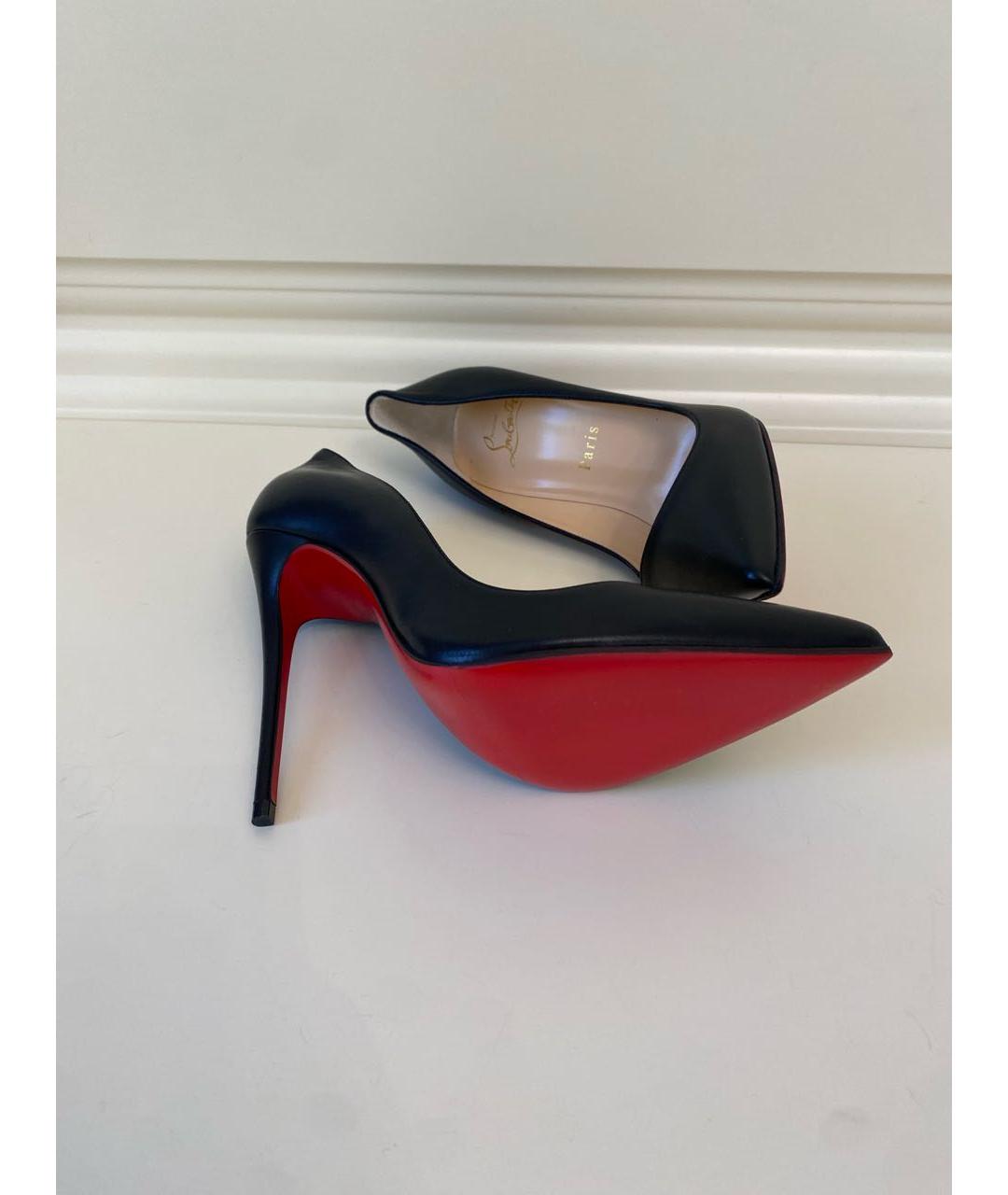CHRISTIAN LOUBOUTIN Красные кожаные туфли, фото 3