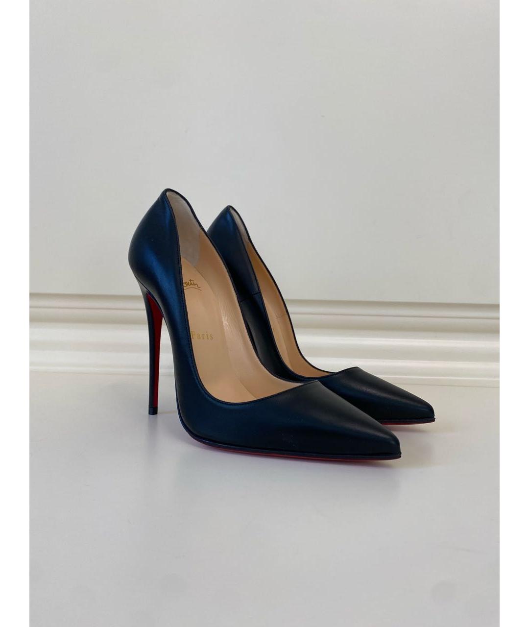 CHRISTIAN LOUBOUTIN Красные кожаные туфли, фото 2