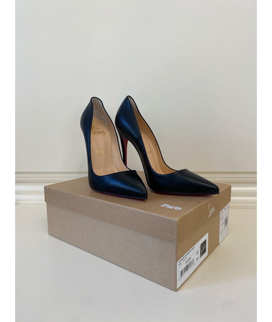 CHRISTIAN LOUBOUTIN Красные кожаные туфли, фото 5