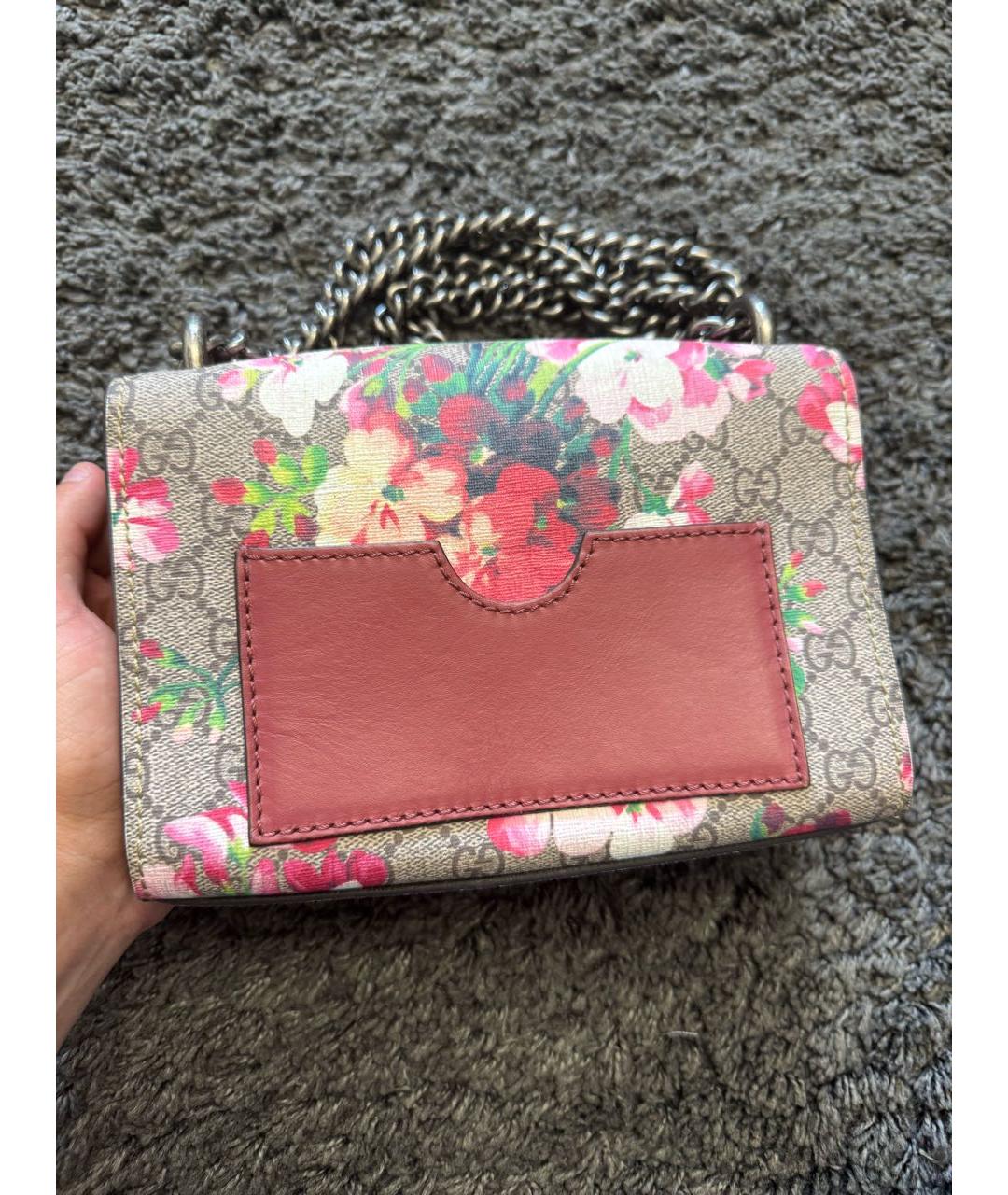 GUCCI Бежевая сумка через плечо из искусственной кожи, фото 2