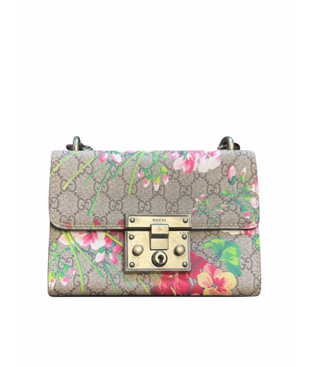 GUCCI Бежевая сумка через плечо из искусственной кожи, фото 1