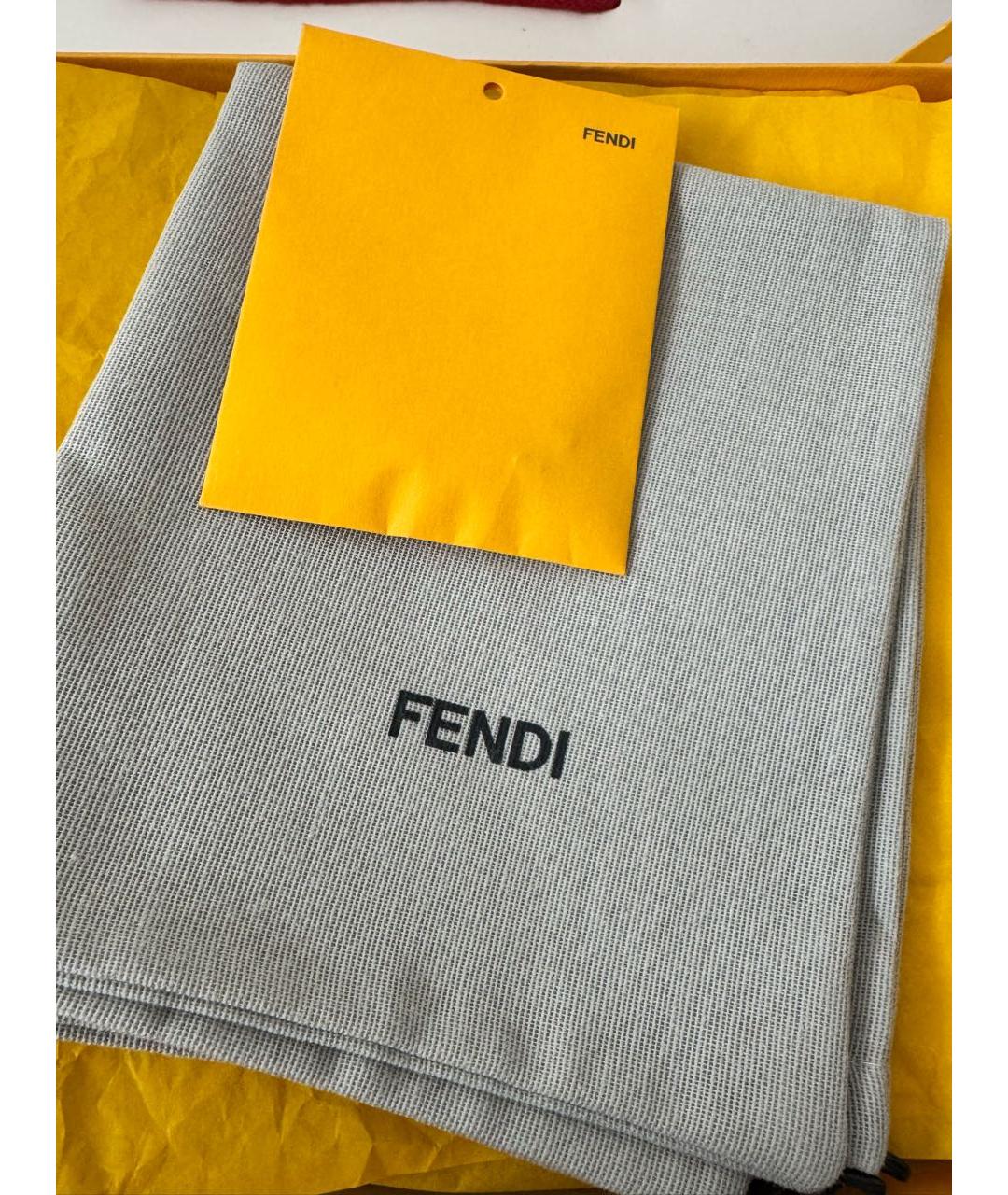 FENDI Коричневые кожаные ботильоны, фото 7