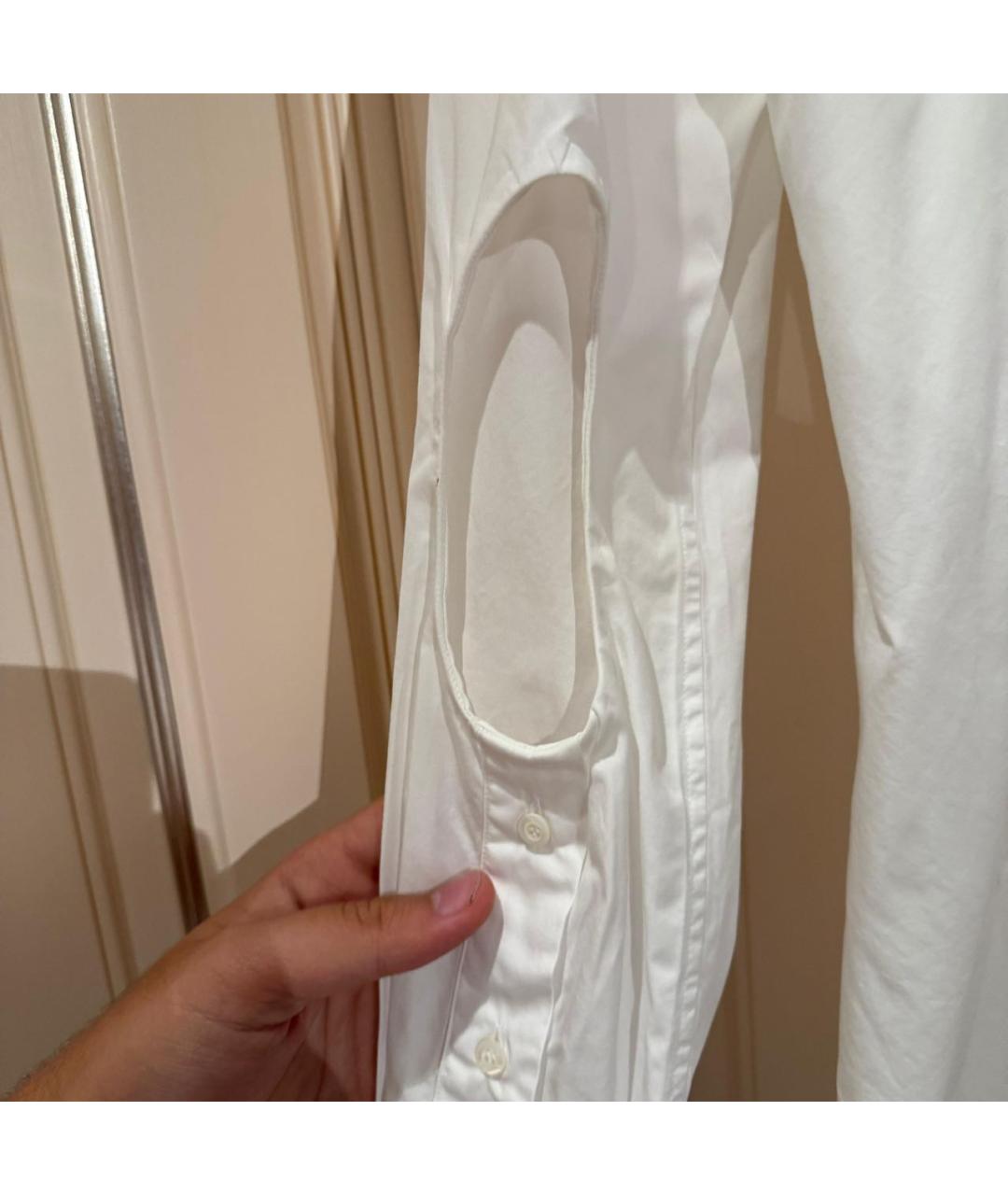 PRADA Белая хлопковая рубашка, фото 6