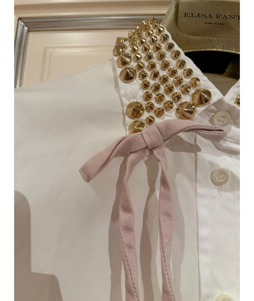 PRADA Белая хлопковая рубашка, фото 3