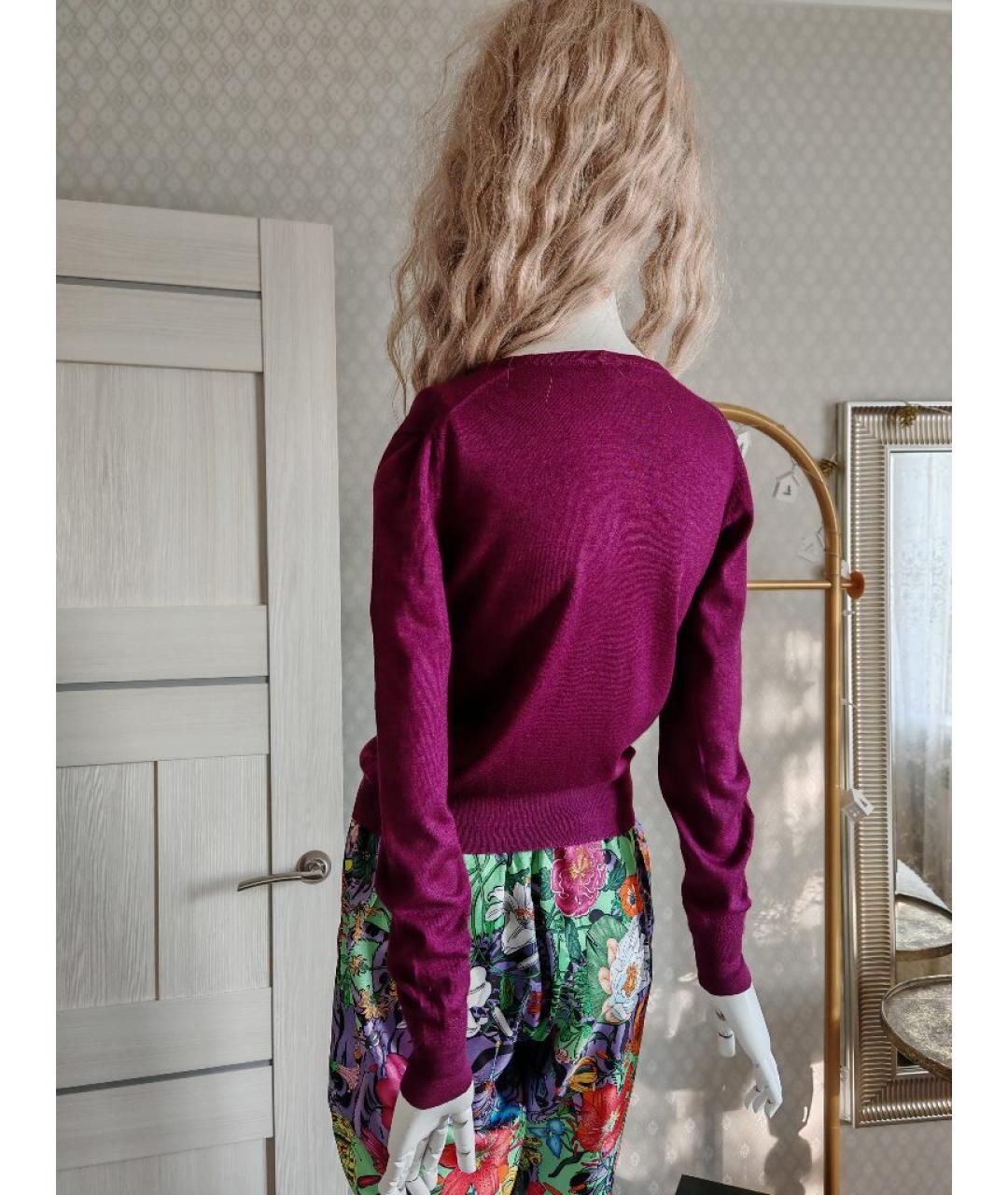 ETRO Фиолетовый кашемировый кардиган, фото 7