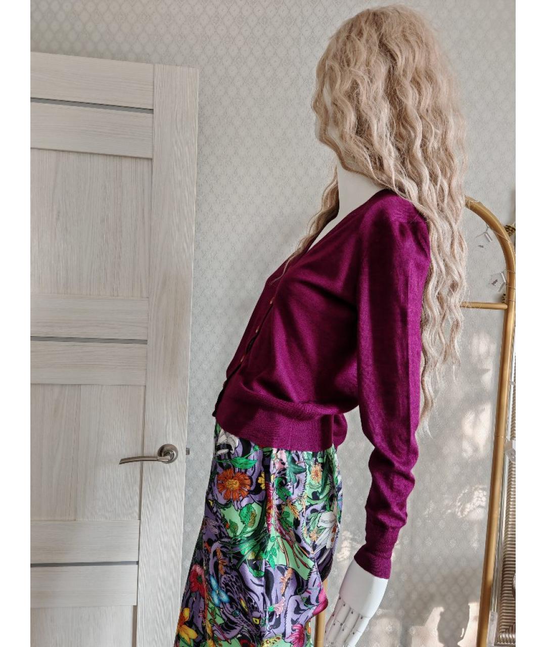 ETRO Фиолетовый кашемировый кардиган, фото 8